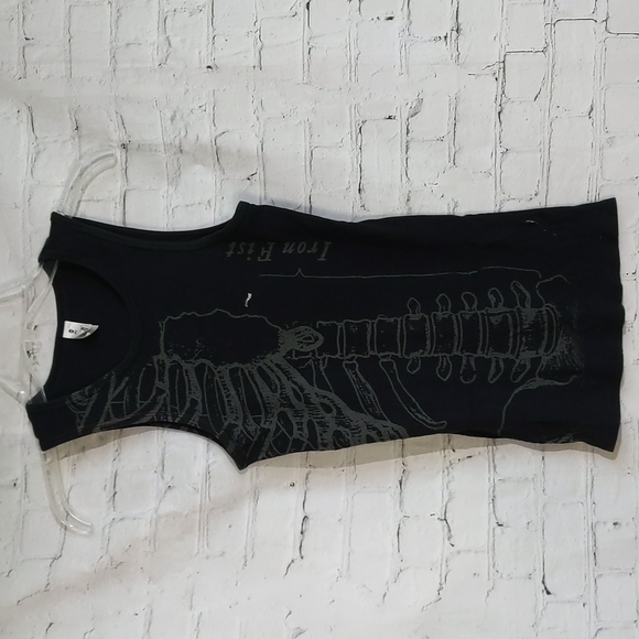 Lip Service Tops - Vintage Lip Service Skeleton Skeletal X-Ray Muscle Tank Top